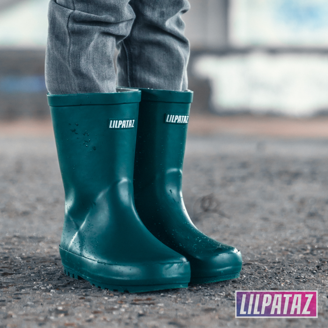 Rainbootz Petrol Green (maat 21-27)